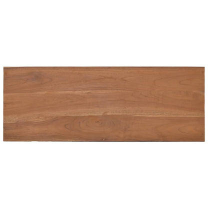 vidaXL Console Table 80x30x80 cm Solid Teak Wood