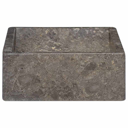 149156 vidaXL Sink 45x30x12 cm Marble High Gloss Grey