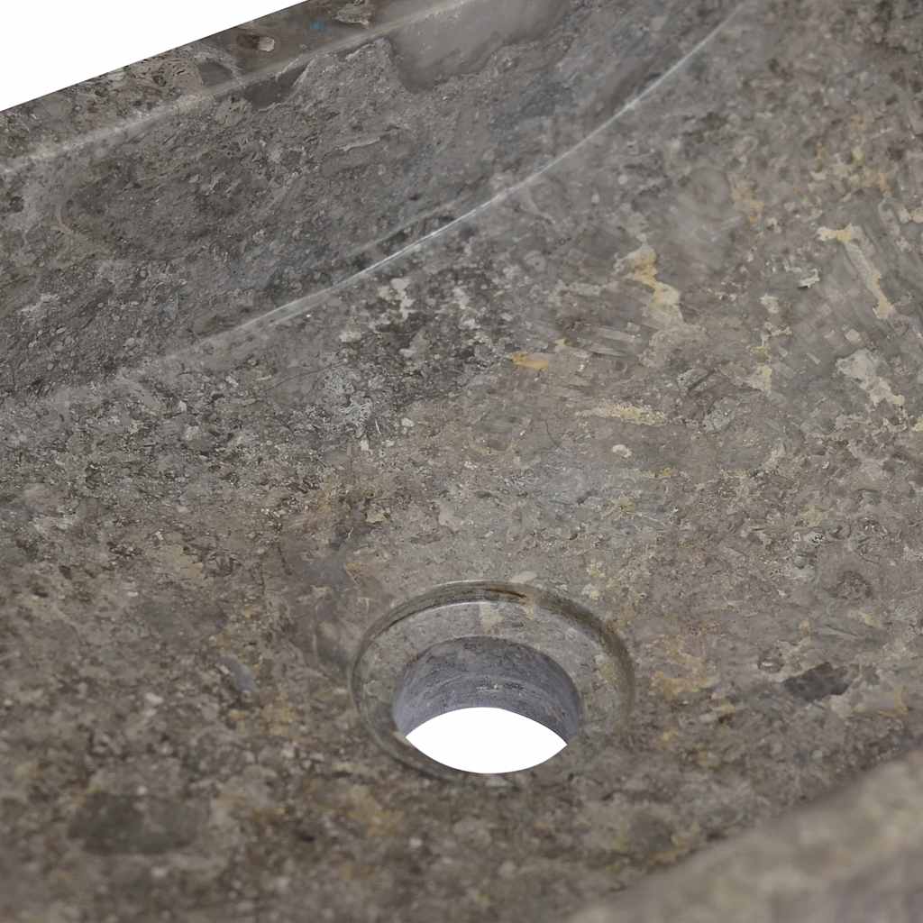 vidaXL Sink 45x30x12 cm Marble High Gloss Grey
