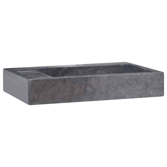 149160 vidaXL Sink Black 58x39x10 cm Marble