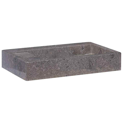 149161 vidaXL Sink Grey 58x39x10 cm Marble