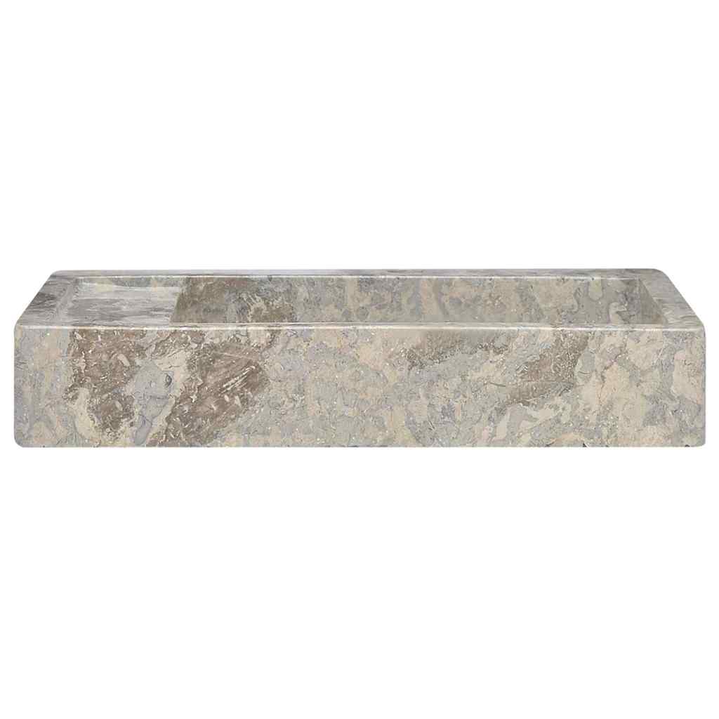 149161 vidaXL Sink Grey 58x39x10 cm Marble