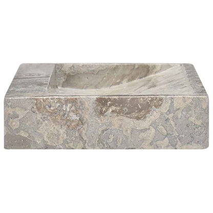 149161 vidaXL Sink Grey 58x39x10 cm Marble