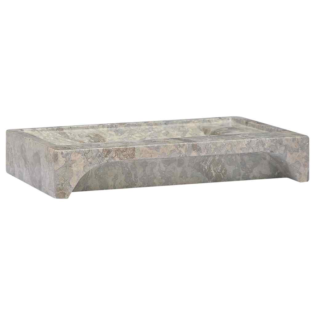 149161 vidaXL Sink Grey 58x39x10 cm Marble