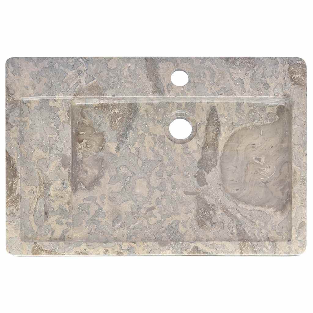 149161 vidaXL Sink Grey 58x39x10 cm Marble
