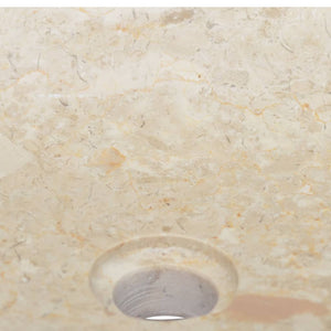 vidaXL Sink Cream 50x35x10 cm Marble