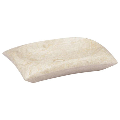 vidaXL Sink Cream 50x35x10 cm Marble