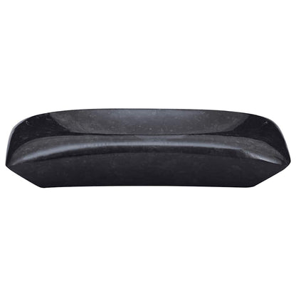 vidaXL Sink Black 50x35x10 cm Marble