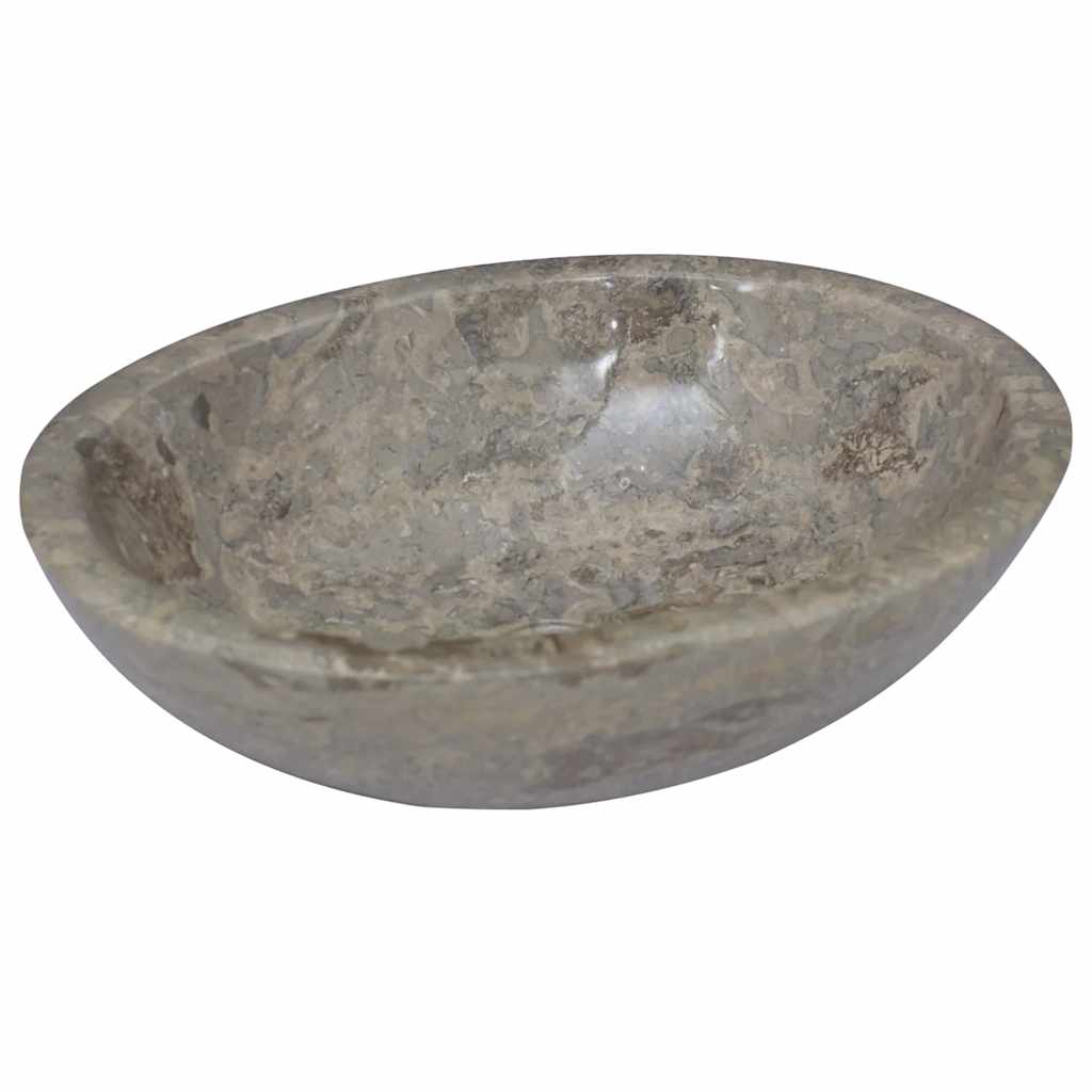 149173 vidaXL Sink Grey 53x40x15 cm Marble