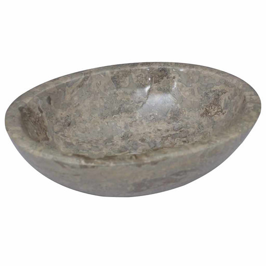 149173 vidaXL Sink Grey 53x40x15 cm Marble