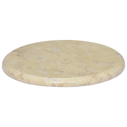 vidaXL Table Top | Cream | Marble | Small | Durable | Cream Marble Table Top