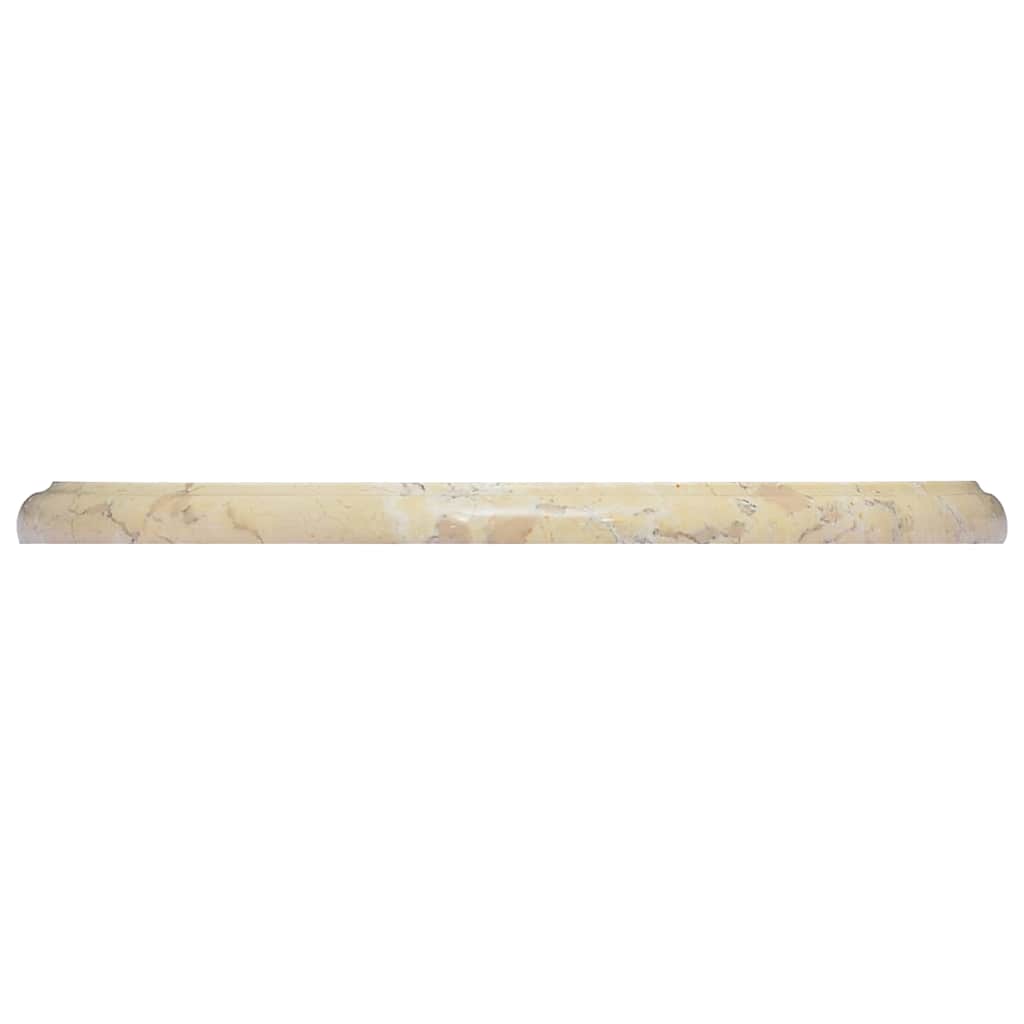 149189 vidaXL Table Top Cream Ø40x2,5 cm Marble