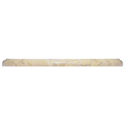 149189 vidaXL Table Top Cream Ø40x2,5 cm Marble