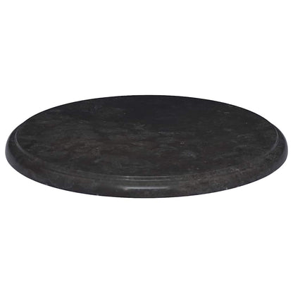 vidaXL Table Top | Black | Marble | Ø40x2.5 cm | Durable | Table Top | Round