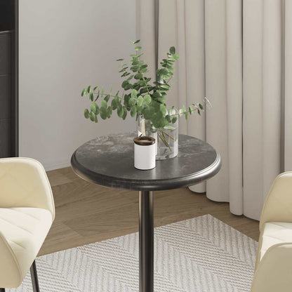 vidaXL Table Top | Black | Marble | Ø40x2.5 cm | Durable | Table Top | Round