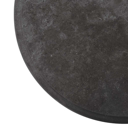vidaXL Table Top | Black | Marble | Ø40x2.5 cm | Durable | Table Top | Round