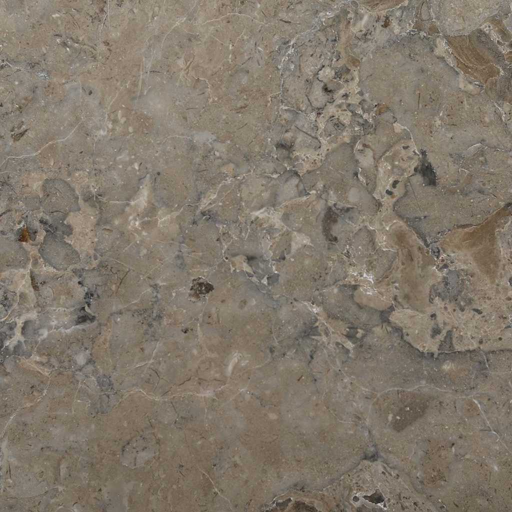 149191 vidaXL Table Top Grey Ø40x2,5 cm Marble