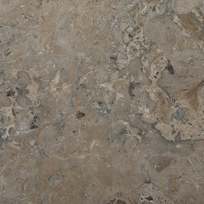 vidaXL Table Top Grey Ø40x2.5 cm Marble