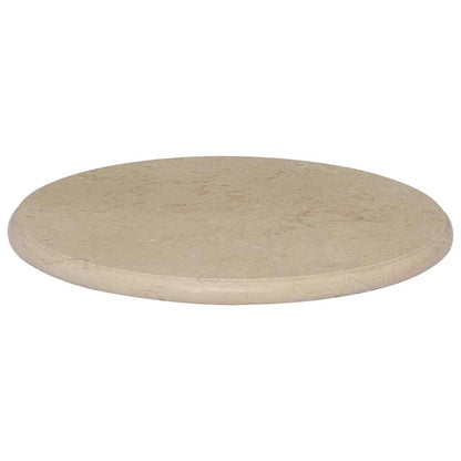149192 vidaXL Table Top Cream Ø50x2,5 cm Marble