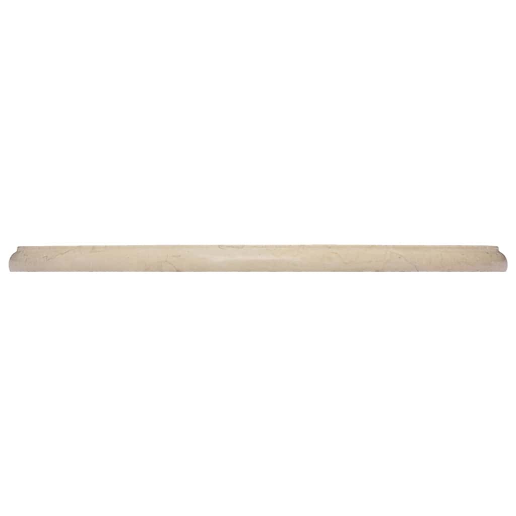 vidaXL Table Top Cream Ø50x2.5 cm Marble