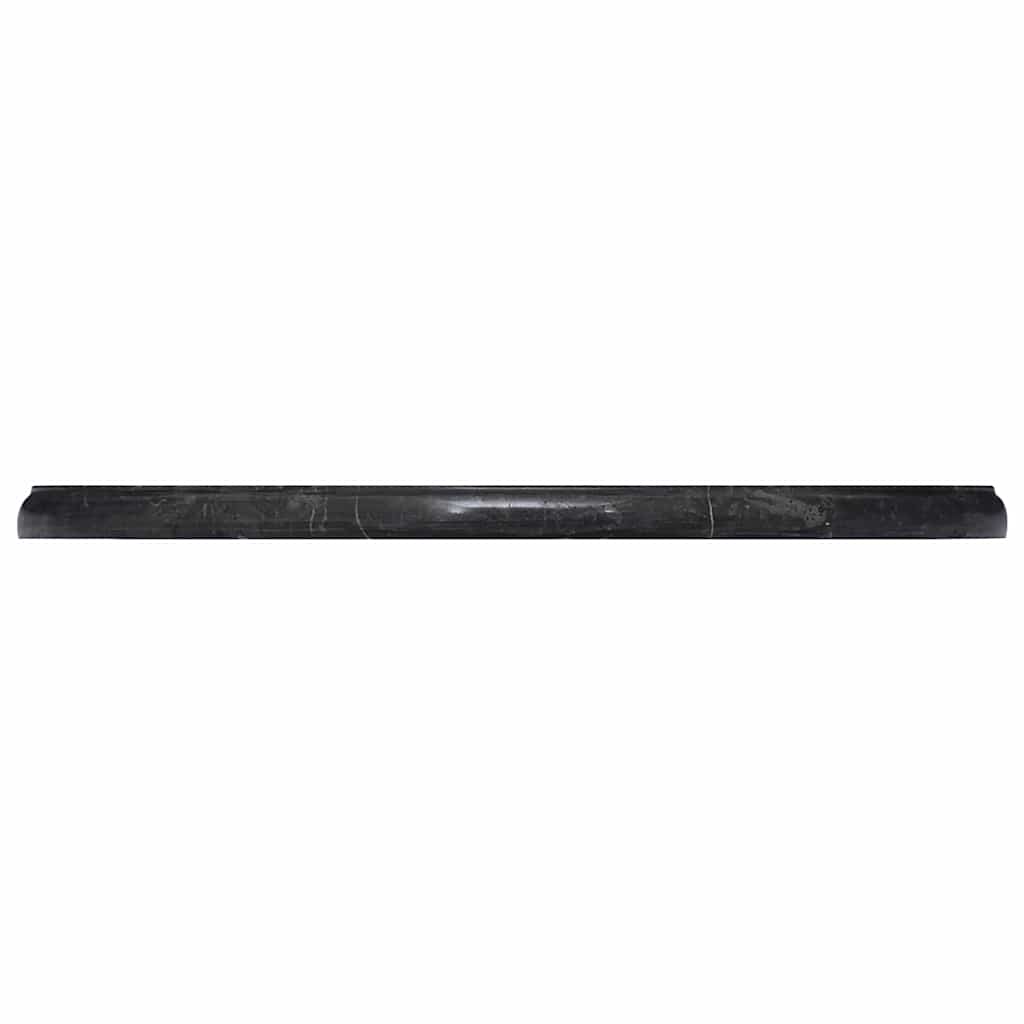 149193 vidaXL Table Top Black Ø50x2,5 cm Marble