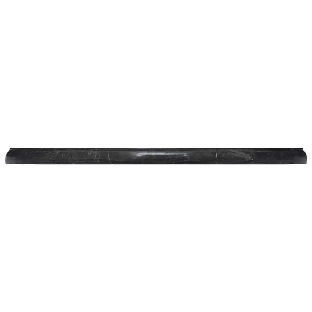 vidaXL Table Top | Black | Marble | Ø50x2.5 cm | Durable | Table Top | Round