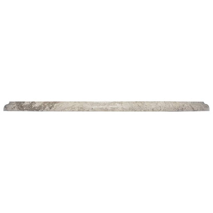 vidaXL Table Top Grey Ø50x2.5 cm Marble