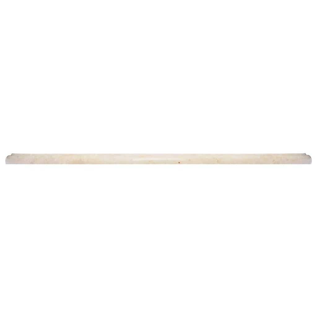 vidaXL Table Top | Cream | Marble | 60 x 2.5 cm | Durable | Table Top | Circular