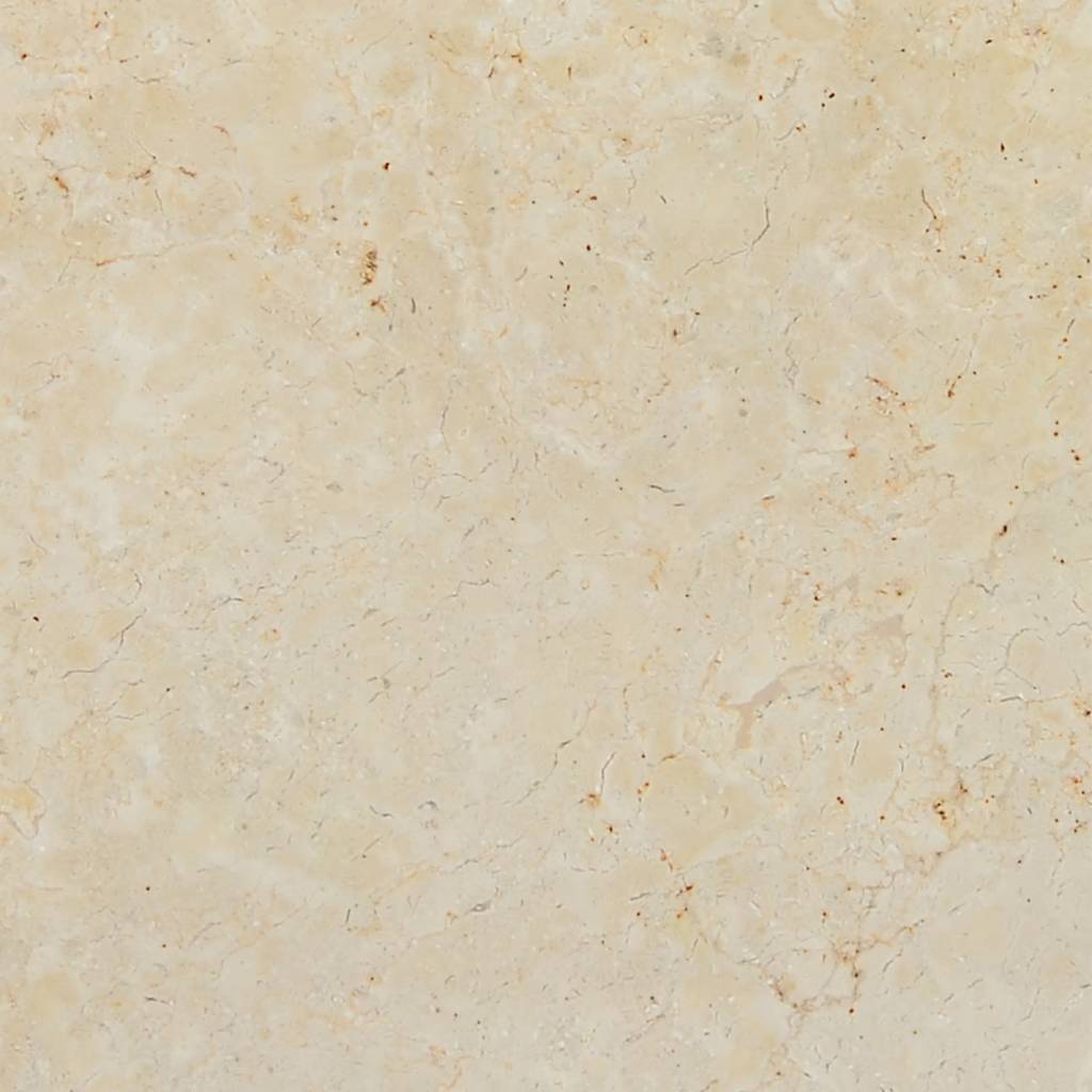 vidaXL Table Top | Cream | Marble | 60 x 2.5 cm | Durable | Table Top | Circular