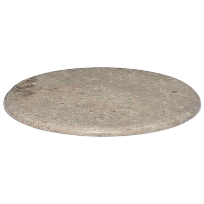 vidaXL Table Top Grey Ø60x2.5 cm Marble