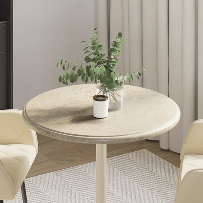 vidaXL Table Top | Grey | Marble | 60 cm diameter | Table Top | Circular