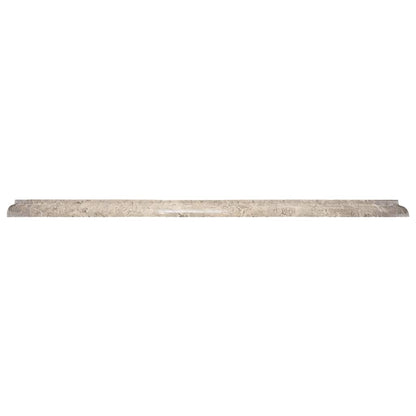 vidaXL Table Top Grey Ø60x2.5 cm Marble