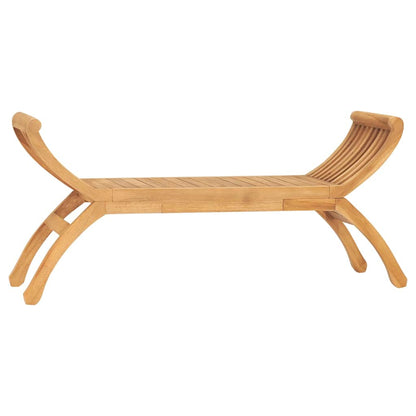 vidaXL Garden Bench 126 cm Solid Teak Wood