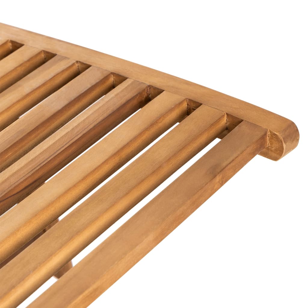 vidaXL Sun Lounger | Teak | Teak Wood | Large |  Foldable  | Sun Lounger