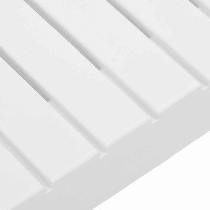 315850 vidaXL Garden Lounge Table Plastic White