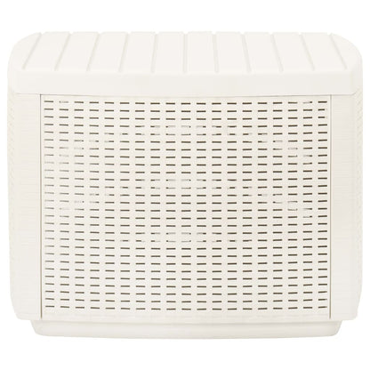 315856 vidaXL Garden Table White 53x53x40 cm Plastic