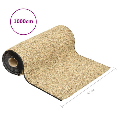 149520 vidaXL Stone Liner Natural Sand 1000x40 cm