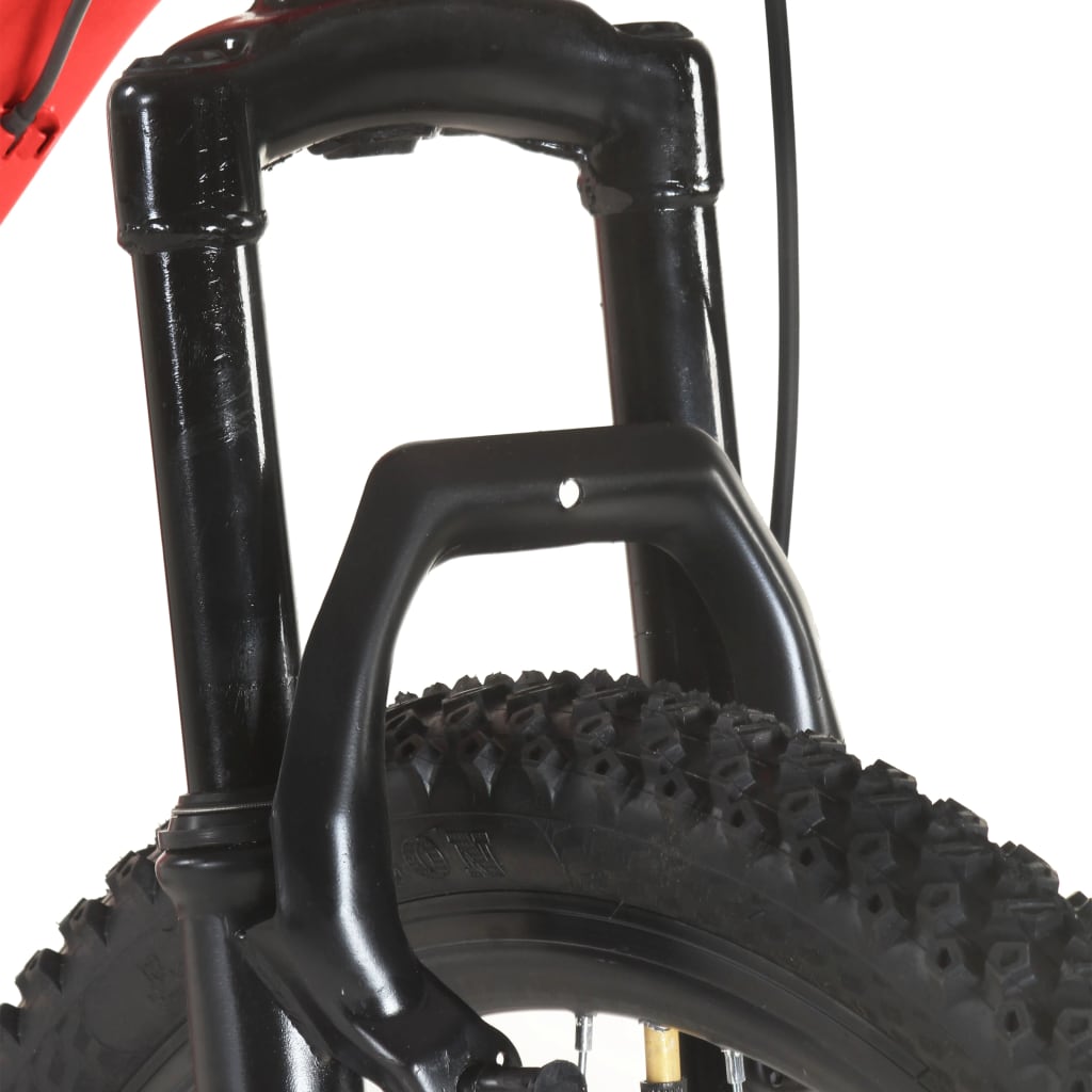 vidaXL Mountain Bike 21 Speed 27.5 inch Wheel 38 cm Red