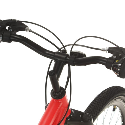vidaXL Mountain Bike 21 Speed 27.5 inch Wheel 38 cm Red