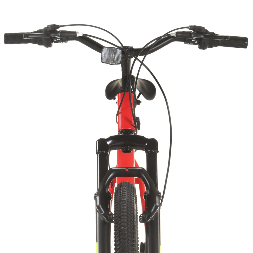 vidaXL Mountain Bike 21 Speed 27.5 inch Wheel 38 cm Red