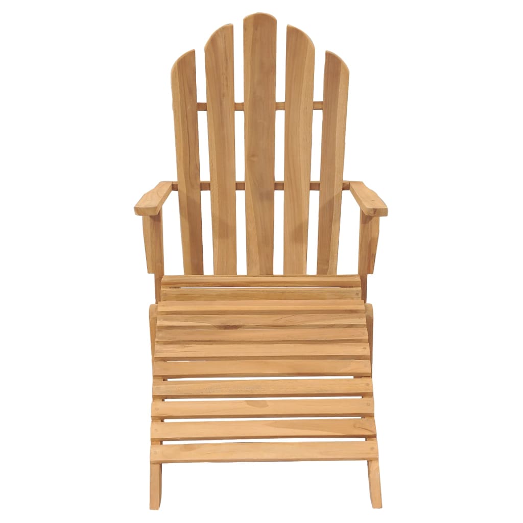 vidaXL Garden Chair | Teak | Solid Teak wood | Standard | Ergonomic