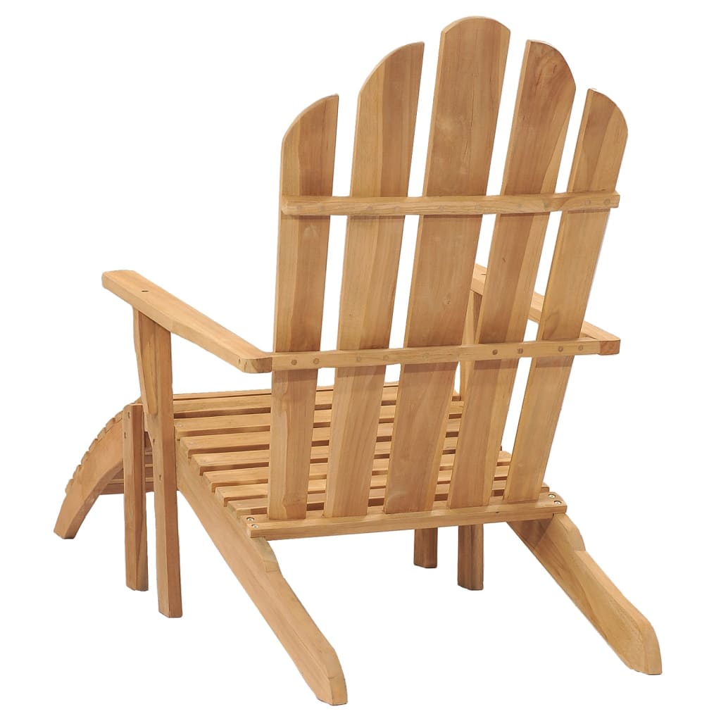 vidaXL Garden Chair | Teak | Solid Teak wood | Standard | Ergonomic