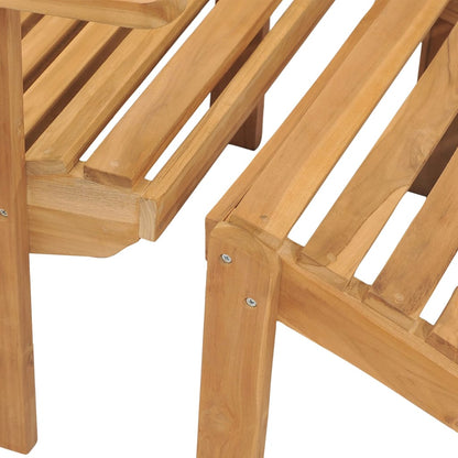 vidaXL Garden Chair | Teak | Solid Teak wood | Standard | Ergonomic
