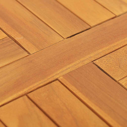 vidaXL Table Top | Natural Teak | Fine sanded teak hardwood | 50 cm Diameter
