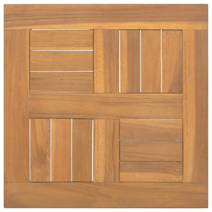 vidaXL Square Table Top 40x40x2.5 cm Solid Wood Teak