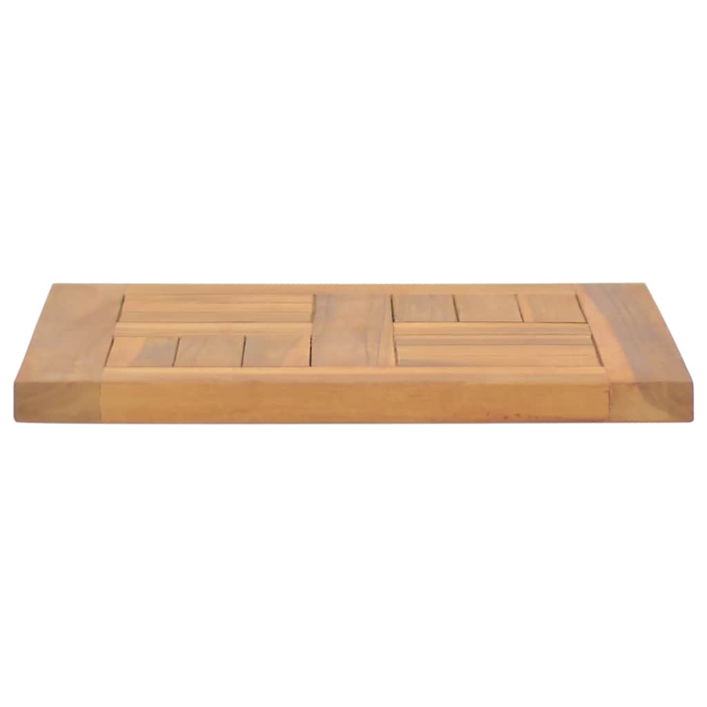 vidaXL Square Table Top 40x40x2.5 cm Solid Wood Teak