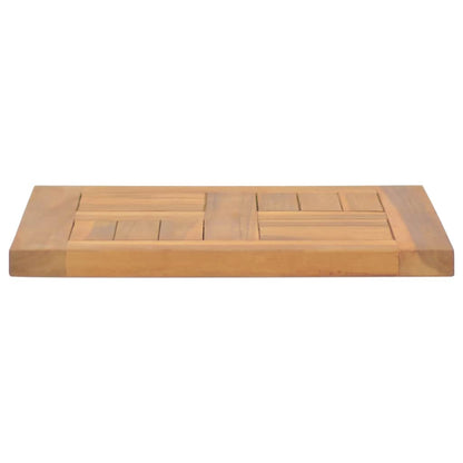 vidaXL Square Table Top 40x40x2.5 cm Solid Wood Teak