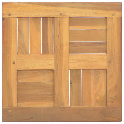 vidaXL Square Table Top 40x40x2.5 cm Solid Wood Teak