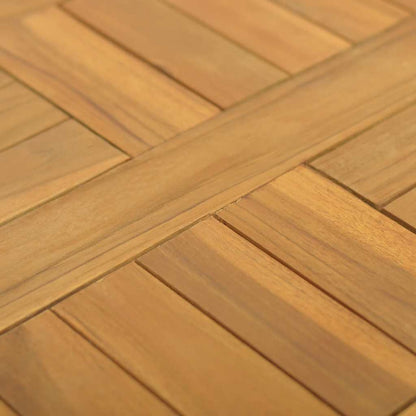 vidaXL Square Table Top 40x40x2.5 cm Solid Wood Teak