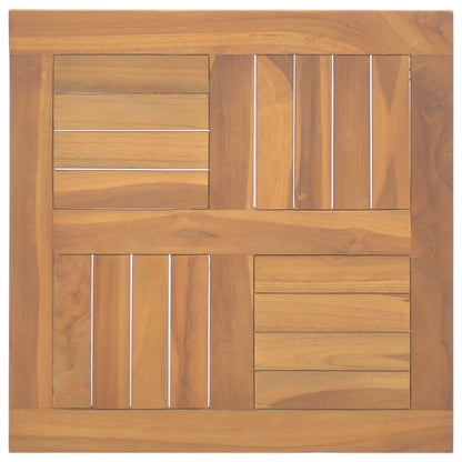 vidaXL Square Table Top 50x50x2.5 cm Solid Wood Teak